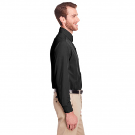 UltraClub UC500 Men\'s Bradley Performance Woven Shirt - Black