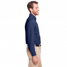 UltraClub UC500 Men\'s Bradley Performance Woven Shirt - Navy