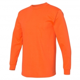 Bayside 6100 USA-Made Long Sleeve T-Shirt - Orange