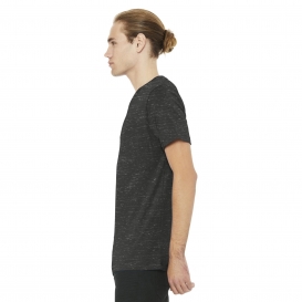 Bella + Canvas BC3005 Unisex Jersey Short Sleeve V-Neck Tee - Charcoal Marble