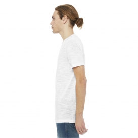 Bella + Canvas BC3005 Unisex Jersey Short Sleeve V-Neck Tee - White Slub
