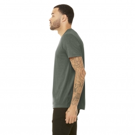 Bella + Canvas BC3413 Unisex Triblend Short Sleeve Tee - Military Green Triblend