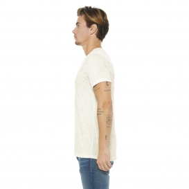 Bella + Canvas BC3415 Unisex Triblend Short Sleeve V-Neck Tee - Oatmeal Triblend
