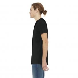 Bella + Canvas BC3415 Unisex Triblend Short Sleeve V-Neck Tee - Solid Black Triblend