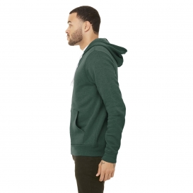 Bella + Canvas BC3719 Unisex Sponge Fleece Pullover Hoodie - Heather Forest