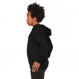 Bella + Canvas BC3719Y Youth Sponge Fleece Pullover Hoodie - Black