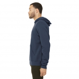 Bella + Canvas BC3739 Unisex Sponge Fleece Full-Zip Hoodie - Heather Navy
