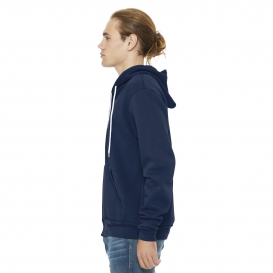 Bella + Canvas BC3739 Unisex Sponge Fleece Full-Zip Hoodie - Navy