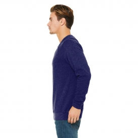 Bella + Canvas BC3901 Unisex Sponge Fleece Raglan Sweatshirt - Navy