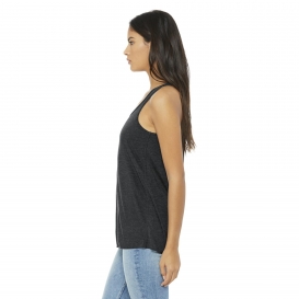Bella + Canvas BC8800 Women\'s Flowy Racerback Tank - Dark Grey Heather
