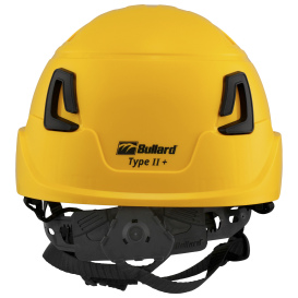 Bullard T2NYL Type II + Safety Helmet - Ratchet Suspension - Yellow