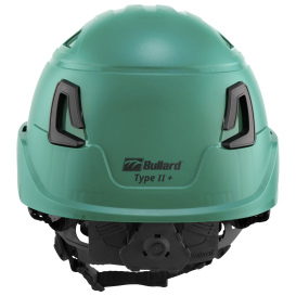 Bullard T2VFG Type II + Vented Safety Helmet - Ratchet Suspension - Forest Green