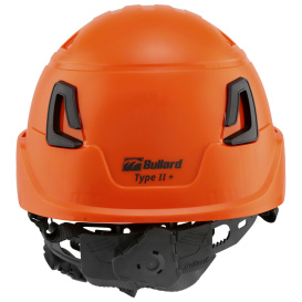 Bullard T2VHO Type II + Vented Safety Helmet - Ratchet Suspension - Hi-Vis Orange