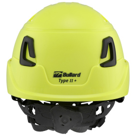 Bullard T2VHY Type II + Ratchet Suspension Vented Safety Helmet - Hi-Vis Yellow