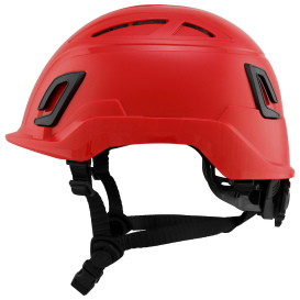 Bullard T2VRD Type II + Vented Safety Helmet - Ratchet Suspension - Red