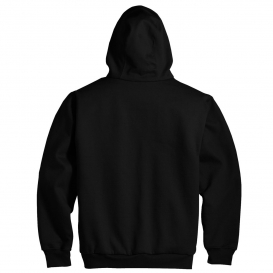 CornerStone CS620 Heavyweight Full-Zip Hooded Sweatshirt with Thermal Lining - Black