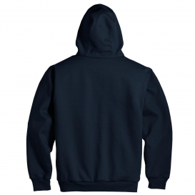 CornerStone CS620 Heavyweight Full-Zip Hooded Sweatshirt with Thermal Lining - Navy