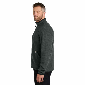 Carhartt CT106416 Textured Full-Zip Fleece Jacket - Carbon Heather
