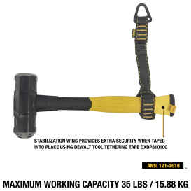 DEWALT DXDP710201 V-Ring Tool Attachments Single Wing - 35 lbs (15.9 kg) Capacity
