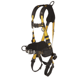 DEWALT DXFP532132 D3000 5-Point Harness Vest w/ Belt - Back and Side D-Rings, QC Chest, TB Legs