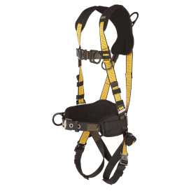 DEWALT DXFP532152 D3000 5-Point Harness Vest w/ Belt - Back, Front and Side D-Rings, QC Chest, QC Legs