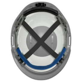 Delta Plus WEL22207GY Americana Safety Helmet - Ratchet Suspension - Gray