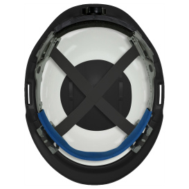 Delta Plus WEL22211BK Americana Safety Helmet - Ratchet Suspension - Black