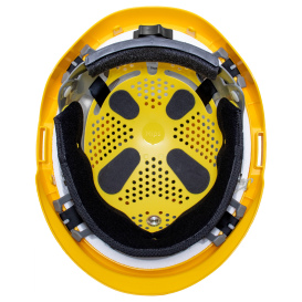 Delta Plus WELAMC2MIPSPYE Americana Safety Helmet - Ratchet Suspension w/ MIPS - Yellow