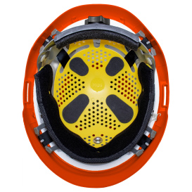 Delta Plus WELAMC2MIPSWOR Americana Vented Safety Helmet - Ratchet Suspension w/ MIPS - Orange