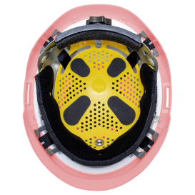 Delta Plus WELAMC2MIPSWPI Americana Vented Safety Helmet - Ratchet Suspension w/ MIPS - Pink