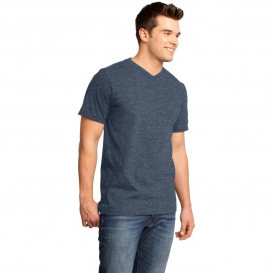 District DT6500 Very Important Tee V-Neck - Heathered Navy