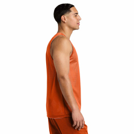 Sport-Tek ST5000 PosiCharge Reversible Mesh Tank - Deep Orange/White