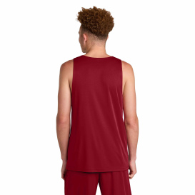 Sport-Tek ST551 PosiCharge Competitor Rev Tank - Deep Red/Black