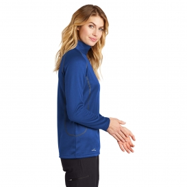 Eddie Bauer EB237 Ladies Smooth Fleece 1/2-Zip - Cobalt Blue