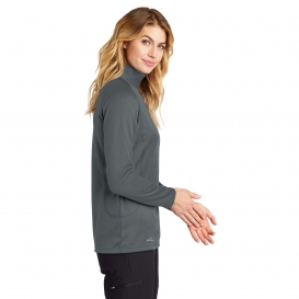Eddie Bauer EB237 Ladies Smooth Fleece 1/2-Zip - Iron Gate