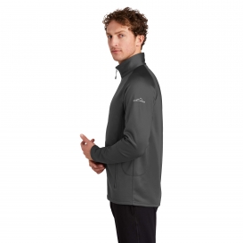 Eddie Bauer EB246 Smooth Base Layer Full-Zip Fleece - Iron Gate