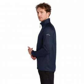 Eddie Bauer EB246 Smooth Base Layer Full-Zip Fleece - River Blue