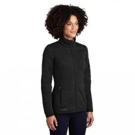 Eddie Bauer EB251 Ladies Sweater Fleece Full-Zip - Black