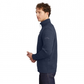 Eddie Bauer EB254 Sweater Fleece 1/4-Zip - River Blue Heather