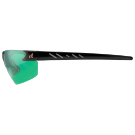Edge DZ41HG-G2 Zorge G2 Safety Glasses - Black Temples - Green Lens