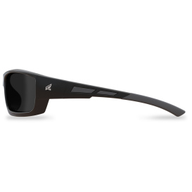 Edge PM116 Mazeno Slim Safety Glasses - Black Frame - Smoke Lens