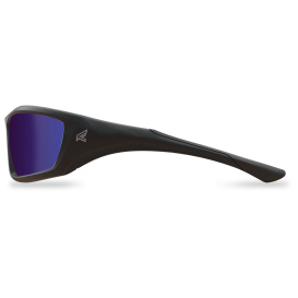 Edge TXRAP418 Robson Safety Glasses - Black Frame - Blue Polarized Mirror Lens