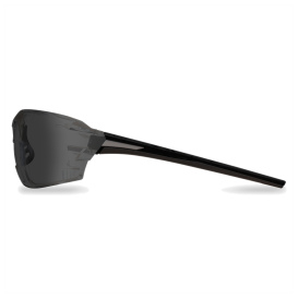 Edge XV416 Nevosa Safety Glasses - Black Frame - Smoke Lens