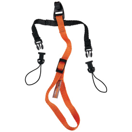 Ergodyne Squids 3140 Barcode Scanner Lanyard (10 Pack) - Orange