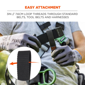 Ergodyne Squids 3171 Anchor Strap Belt Loop Attachment for Tool Tethering - 5lbs/2.3kg