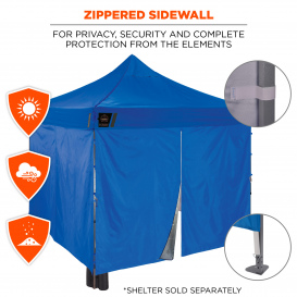 Ergodyne SHAX 6054 Pop-Up Tent Sidewall Kit - Blue
