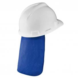 Ergodyne Chill-Its 6717 Cooling Hard Hat Pad with Polymers & Neck Shade - Blue