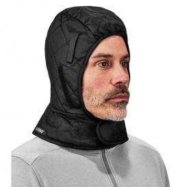 Ergodyne N-Ferno 6867 Three-Layer Winter Hard Hat Liner - Shoulder Length - Black