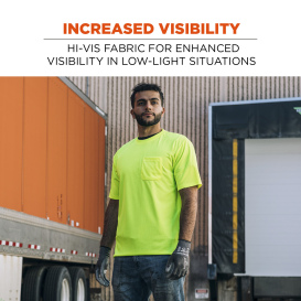 Ergodyne GloWear 8092 Non-ANSI Essential Short Sleeve T-Shirt - Lime
