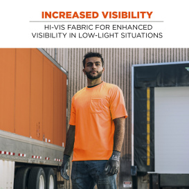 Ergodyne GloWear 8092 Non-ANSI Essential Short Sleeve T-Shirt - Orange